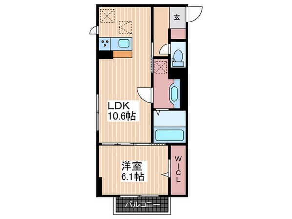 D-ROOM宇品西の物件間取画像